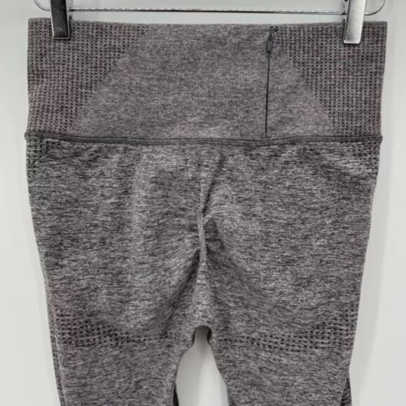 Gymshark Vital Boost Leggings Size M Smokey Gray Marl High Rise Ankle Athletic‎ - Picture 7 of 13